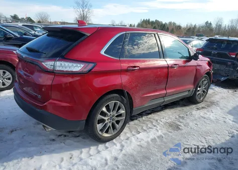 2015 Ford Edge Titanium from USA, damaged, VIN 2FMTK4K83FBB29385